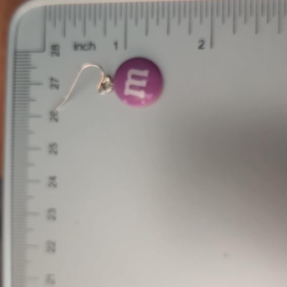 M&M  Earrings 925 French Hooks - Picture 2 of 3